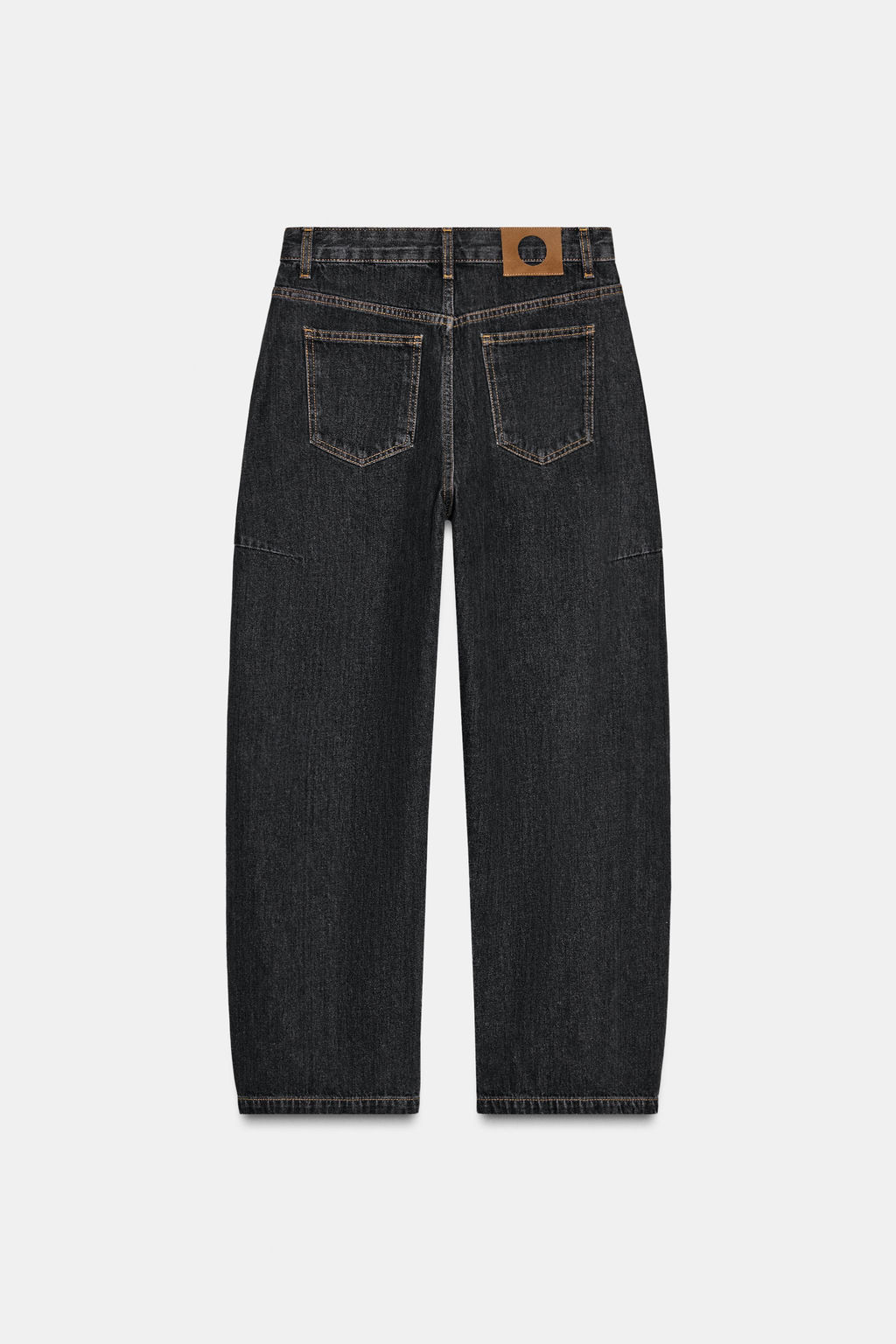 ZW COLLECTION ANKLE BALLOON MID-WAIST JEANS - Zara фото 15