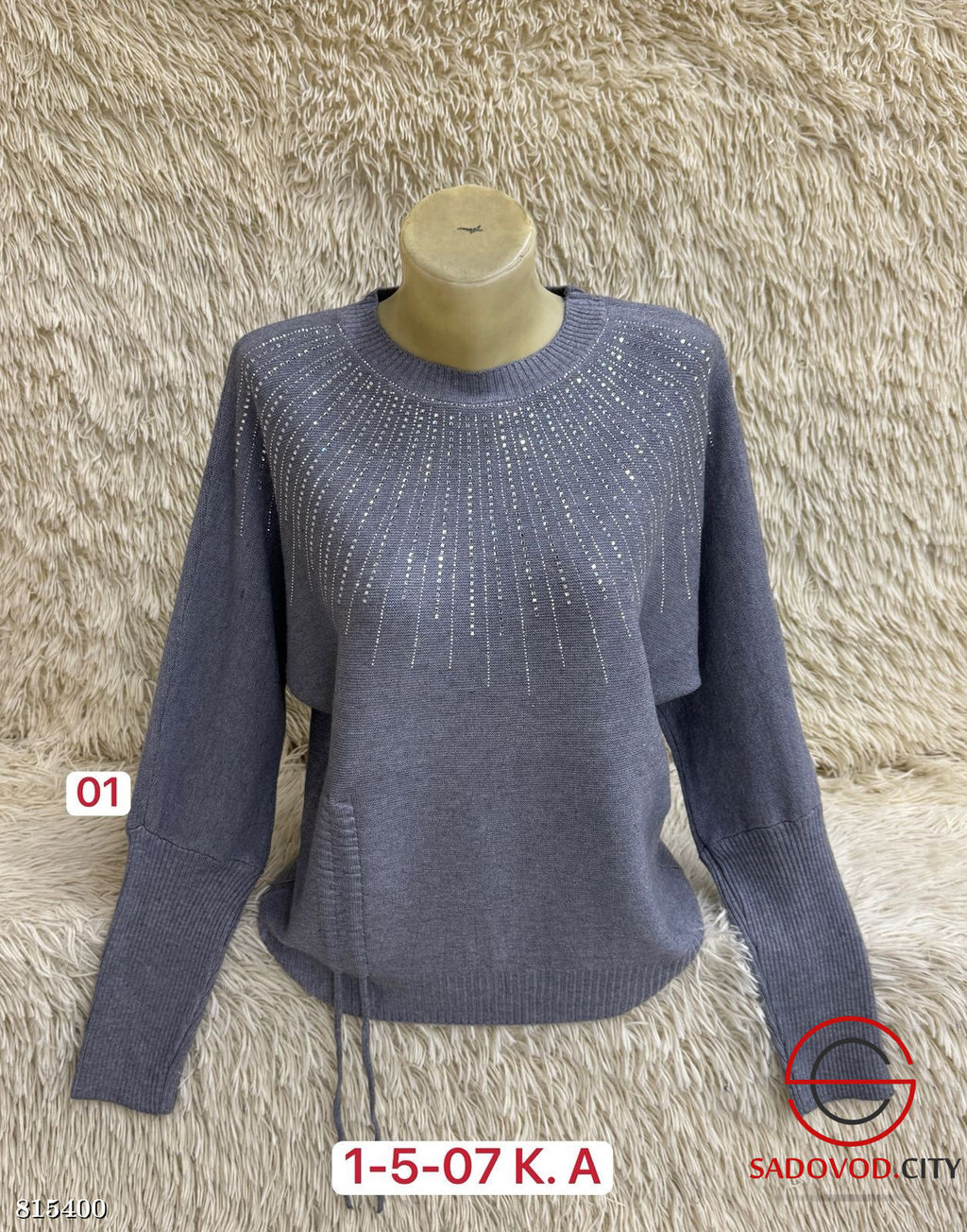 Свитер женский со стразами - Bruno фото 9