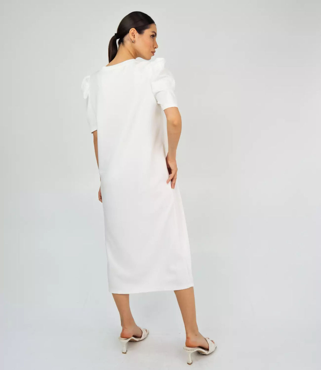 Платье #КТ5823, белый