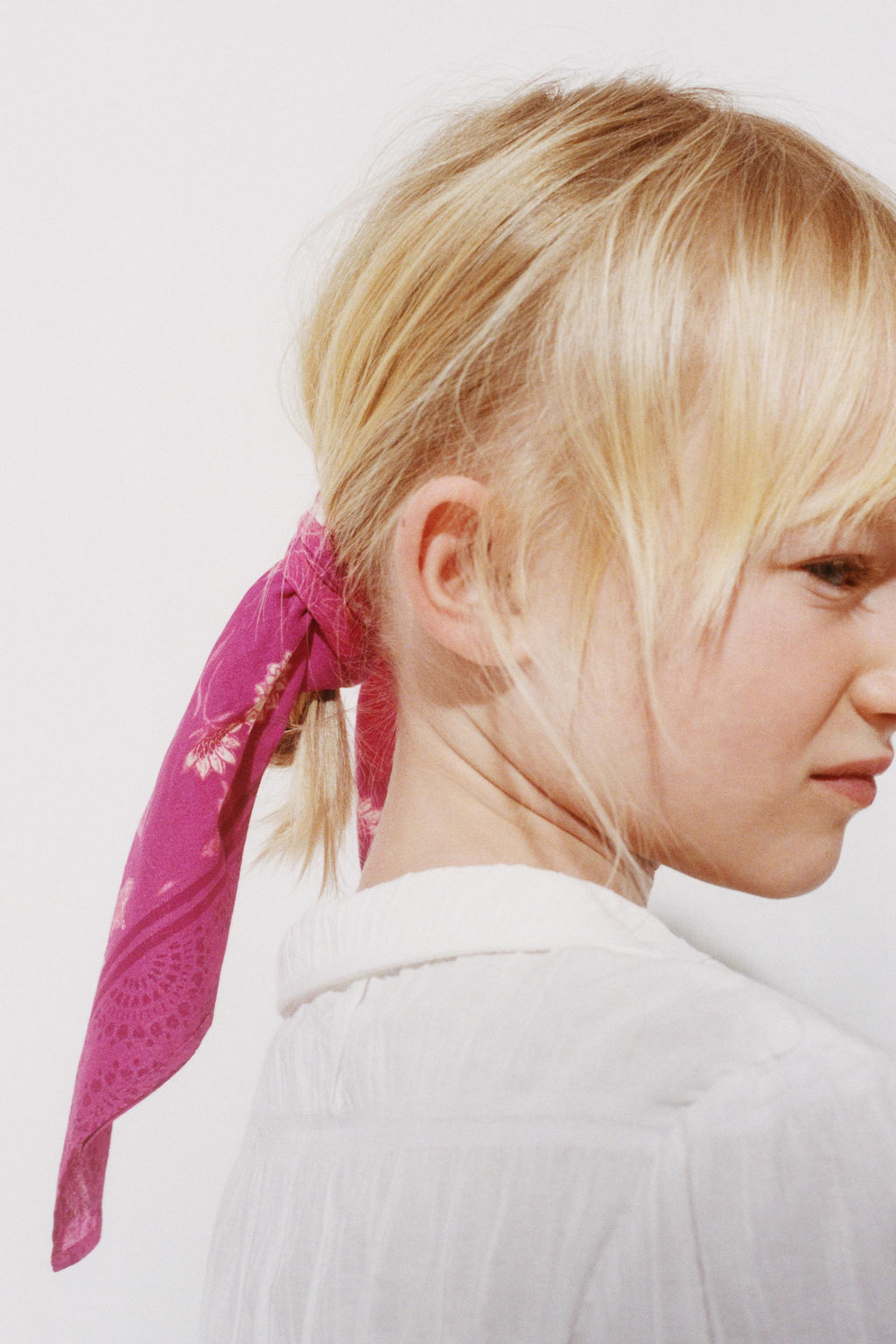 BANDANA FLORES / Frambuesa