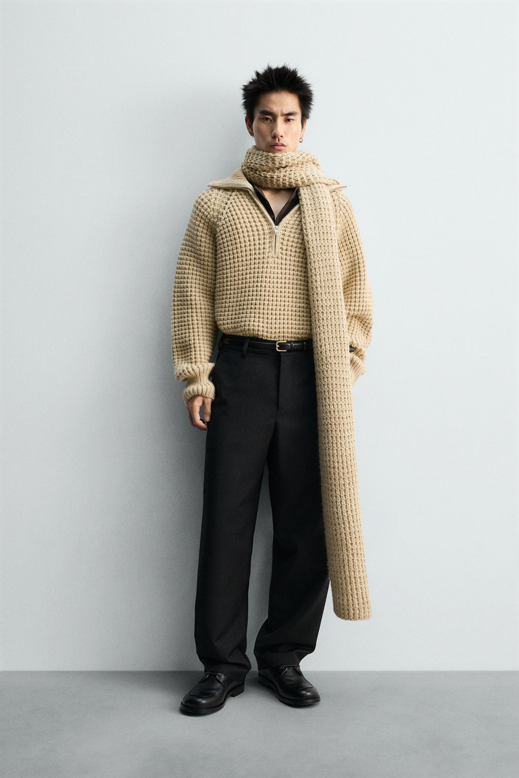 LIMITED EDITION WAFFLE-KNIT JUMPER