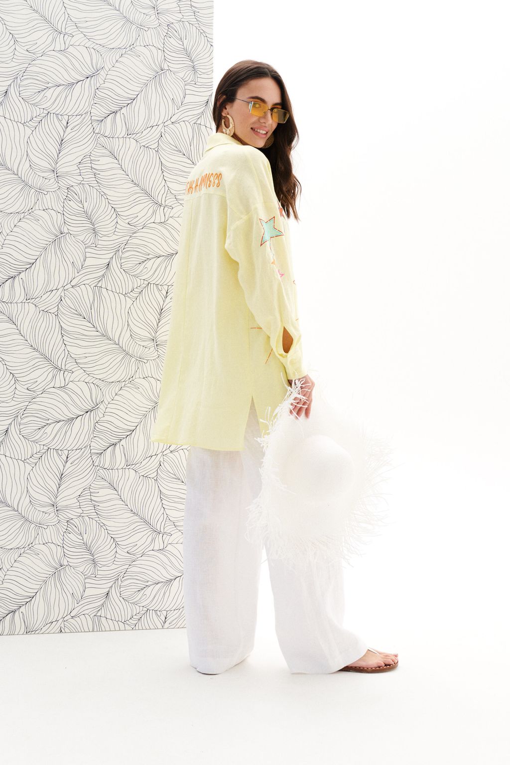 Блузка изо льна с вискозой - Elletto фото 11