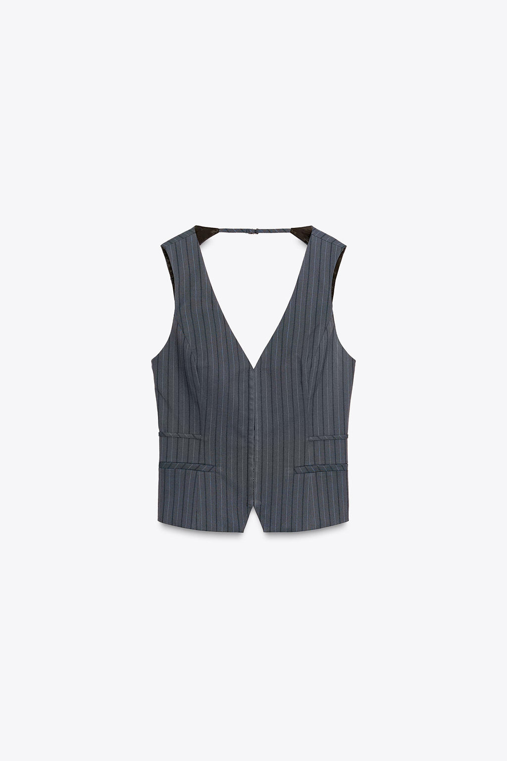PINSTRIPE WAISTCOAT TOP - Zara фото 6