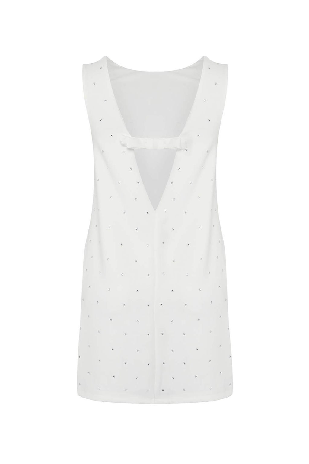 TRENDYOLMILLA Siyah Parlak Tas Baskl? Super Mini Elbise TPRAW25EL00192 фото 20