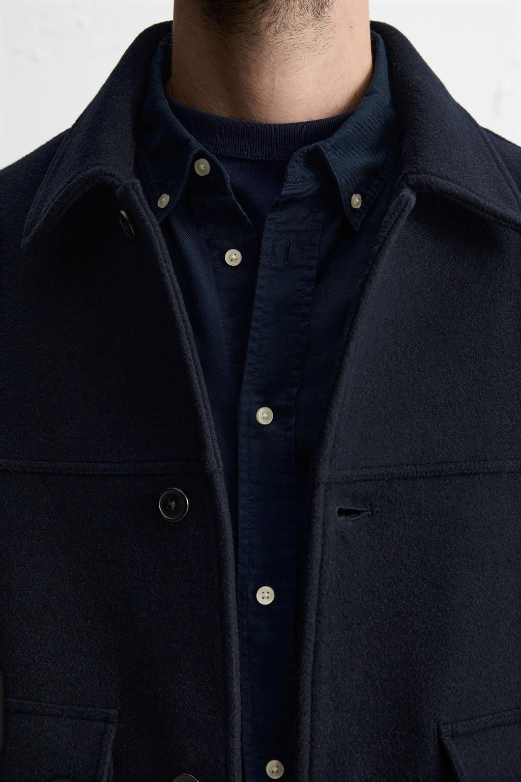 WOOL BLEND SHORT COAT - Zara фото 7