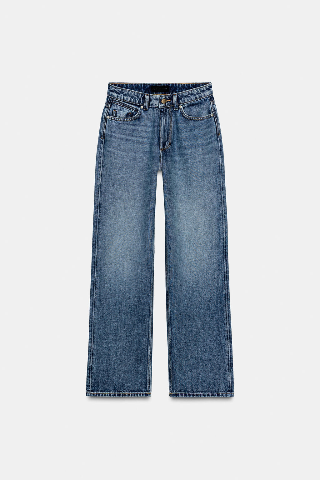JEANS Z1975 STRAIGHT HIGH WAIST LONG LENGTH - Zara фото 26