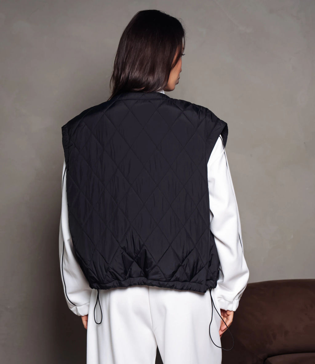 Жилет #КТ750, чёрный - Dommod фото 3