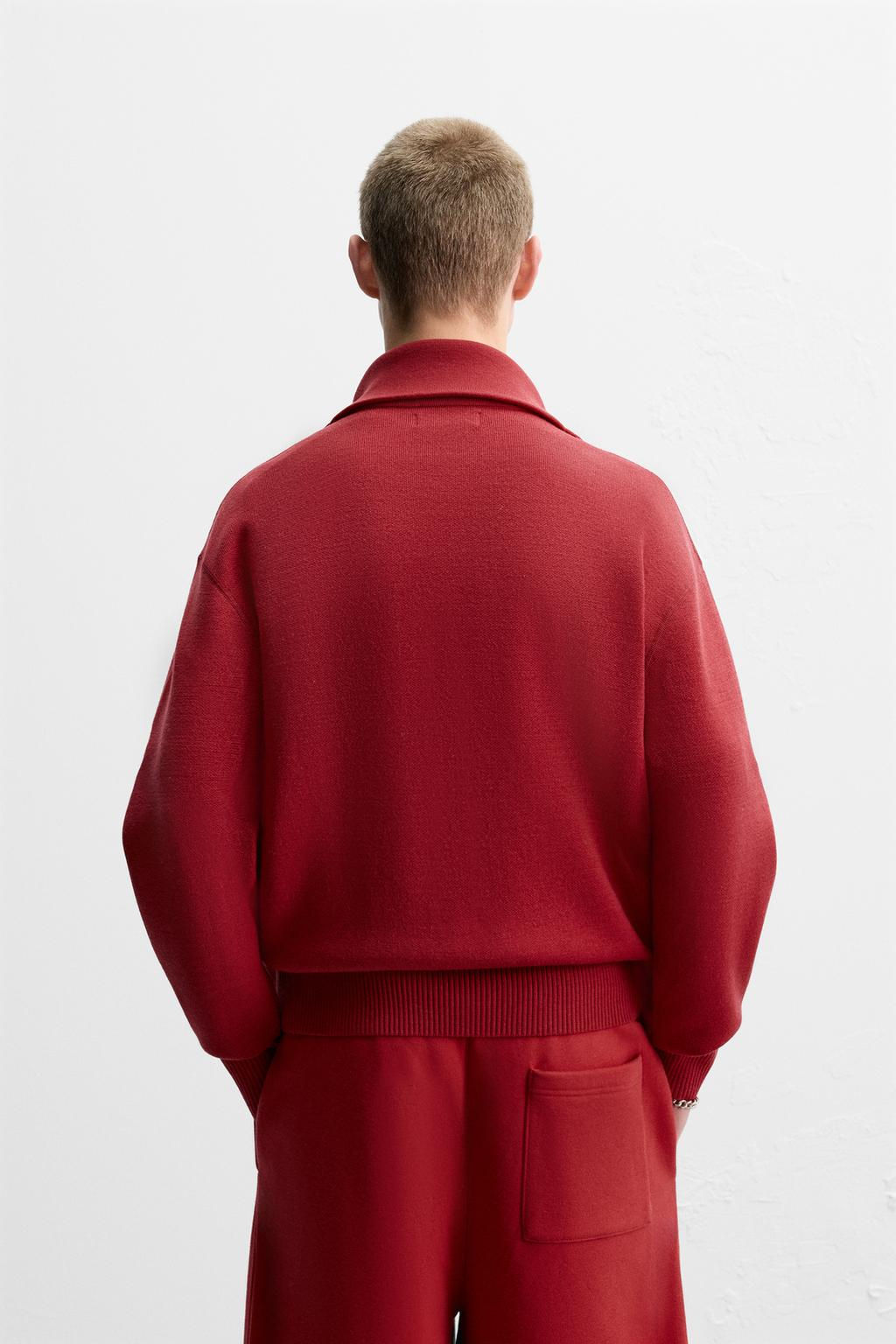 LIMITED EDITION ZIP NECK SWEATER - Zara фото 4