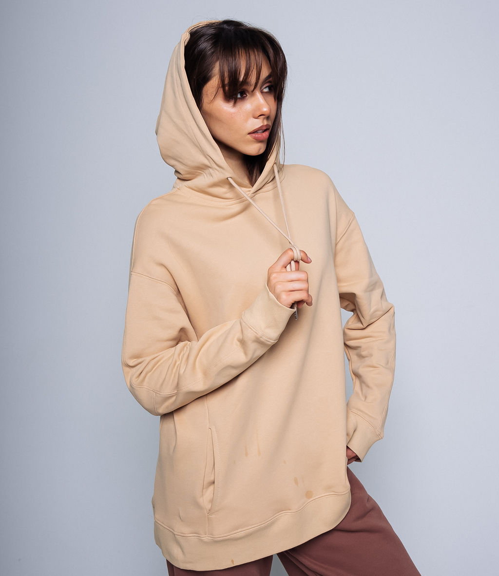 Худи #ОКТ1660, бежевый