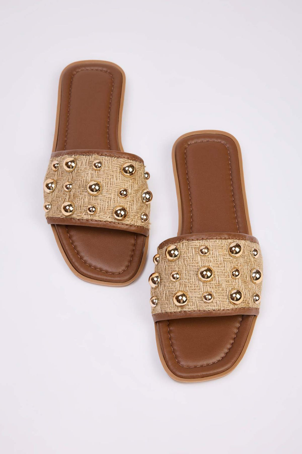 Trendyol Shoes Siyah Gumus Trok Tasl? S?k Kad?n Terlik TAKSS25TE00013 - Trendyolmilla фото 26
