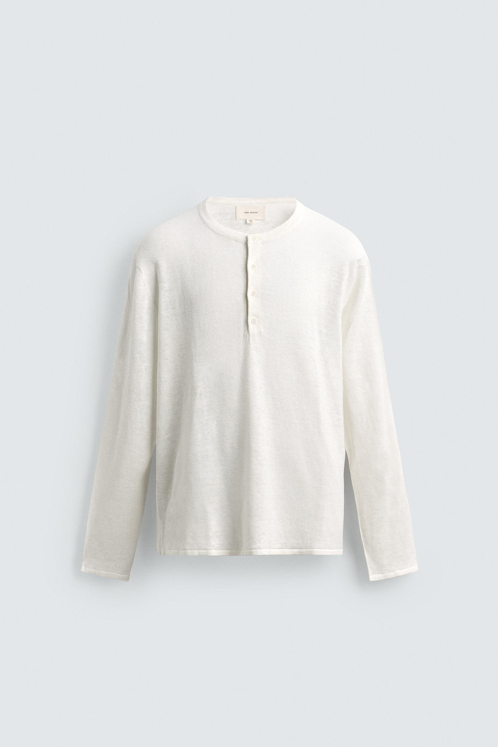 JERSEY CUELLO PANADERO 100% C??AMO / Blanco - Zara фото 8