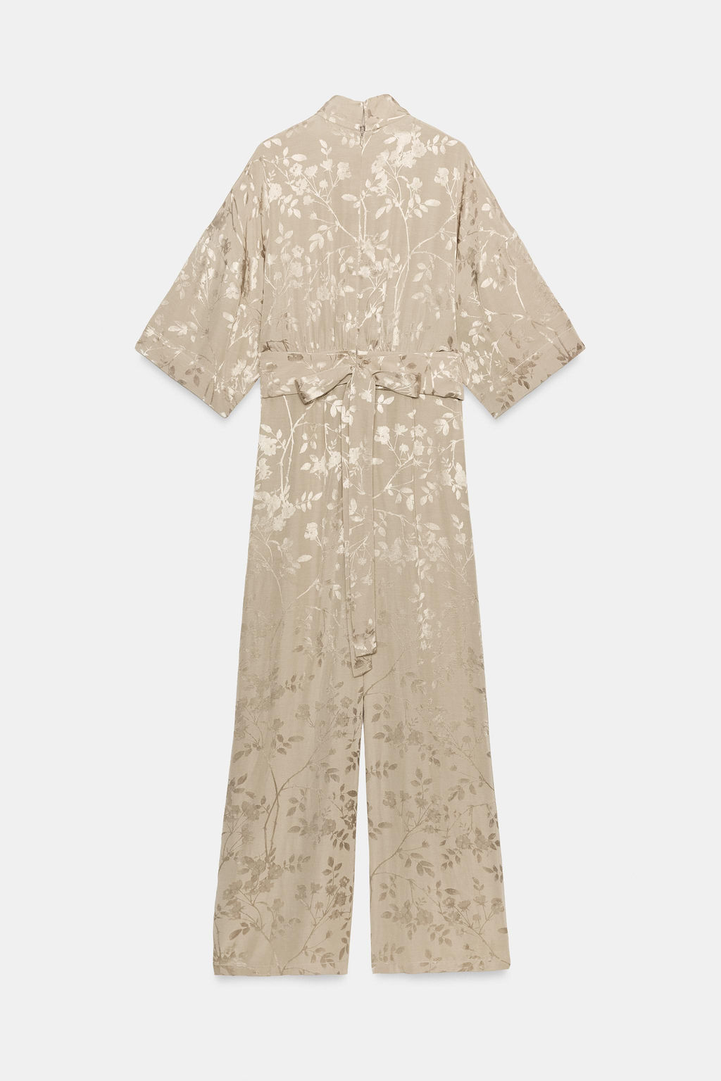 MONO LARGO KIMONO JACQUARD CINTUR?N / Cava