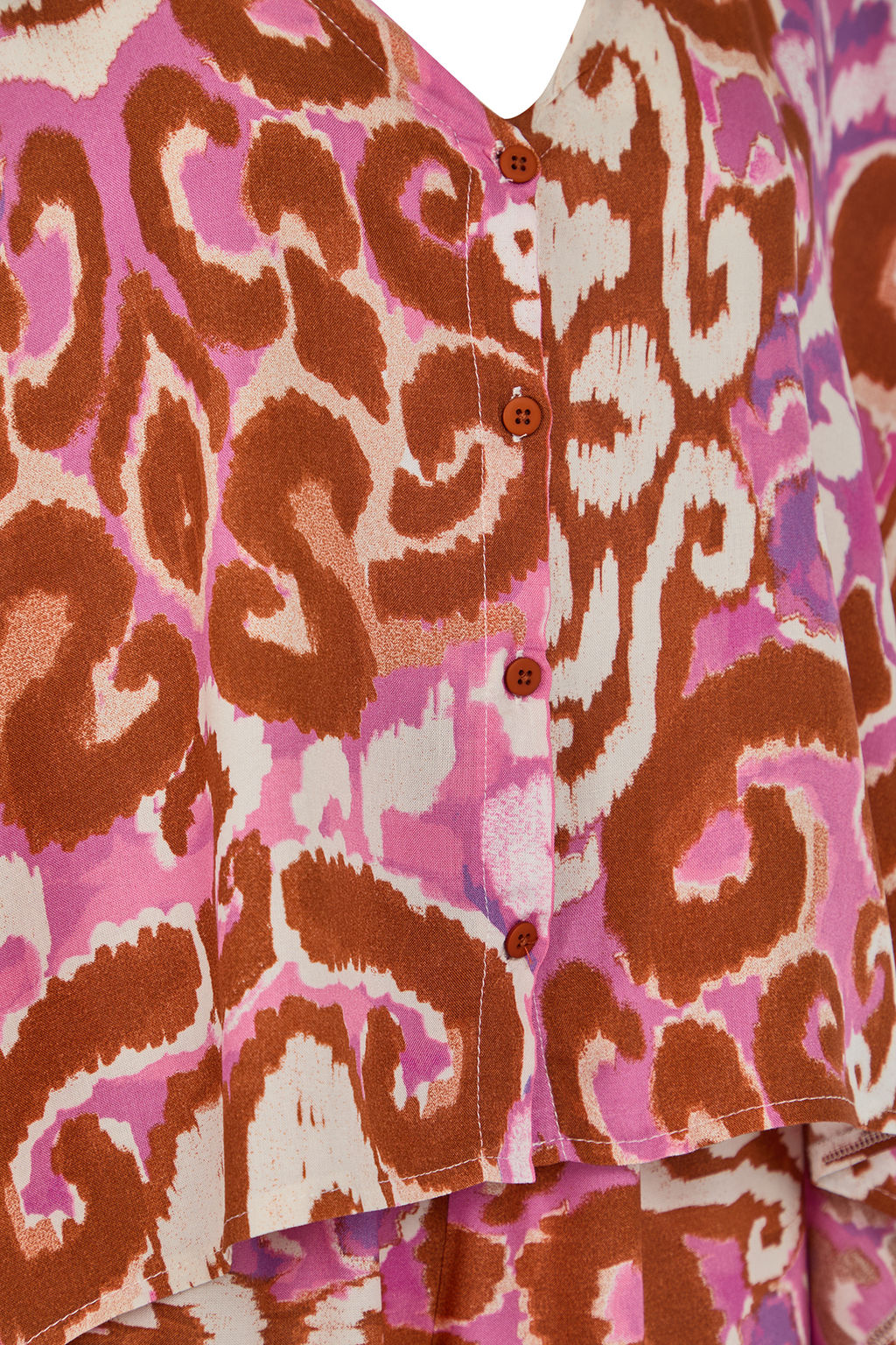 Etnik Desenli Dokuma Plaj Bluz-Pantolon Tak?m TBESS25AU00003 - Trendyolmilla фото 7