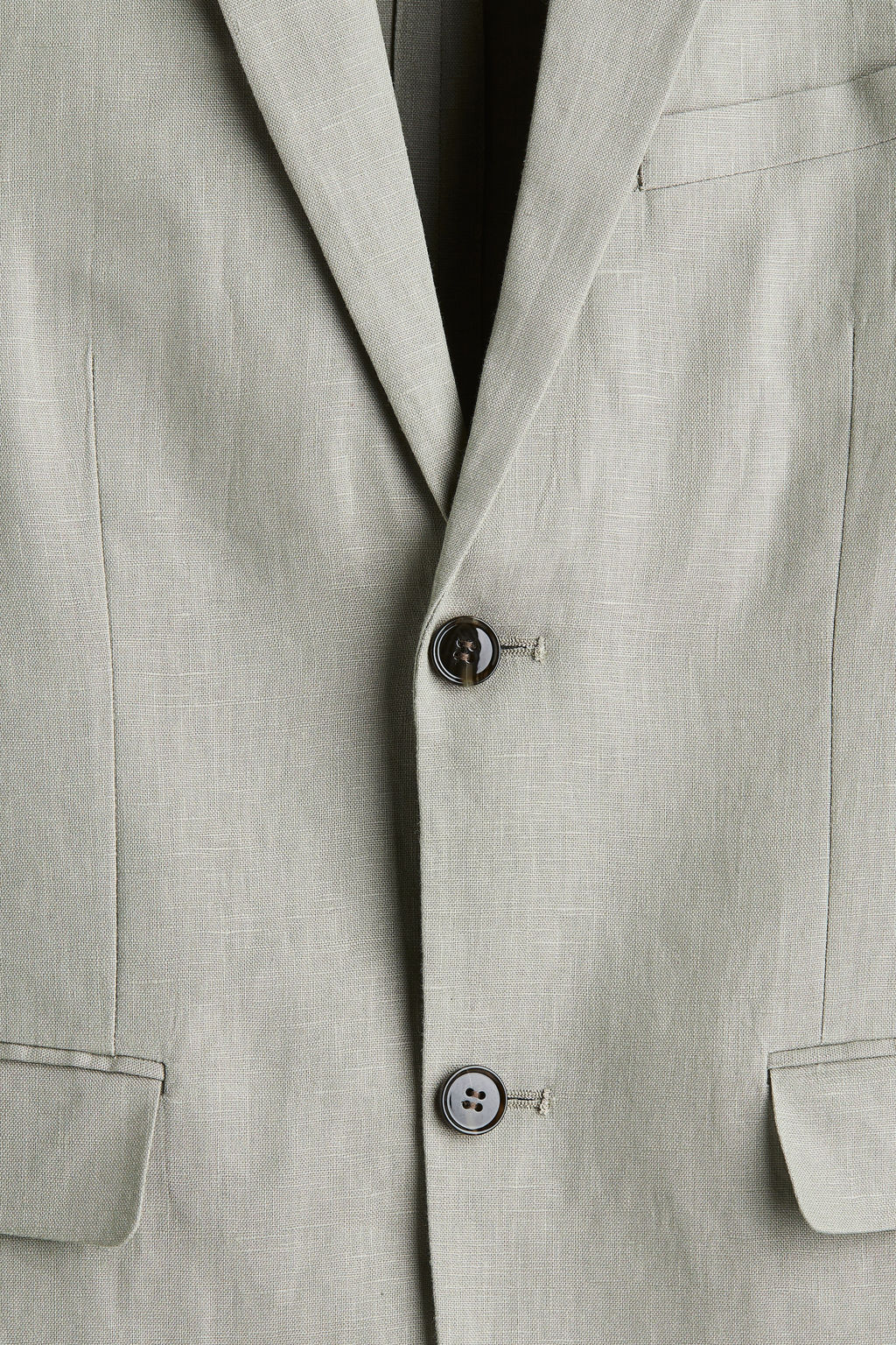 Americana de lino Slim Fit - H&m фото 8