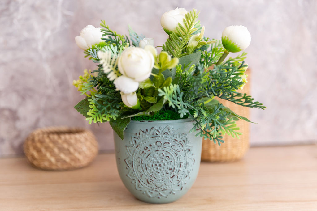 Заготовка для декорирования Love2art БГ-029 Горшочек глина красная 9.2 х 9.2 х 9.8 см