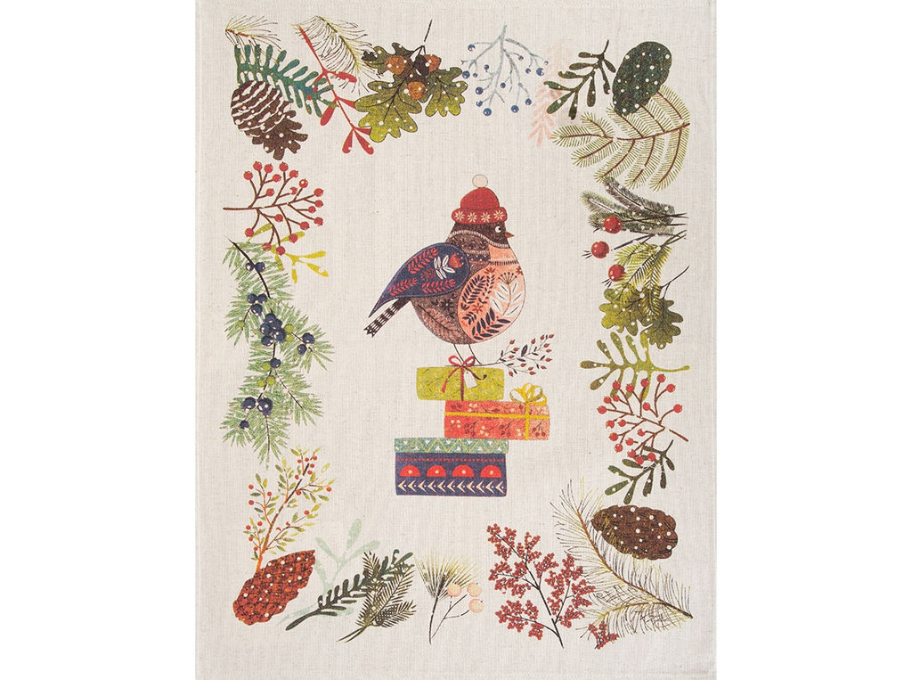 22С145-ШР+К/п.р/фкор Комплект полотенец из 3 шт 45*60 Зимний праздник new рис. 392 - Текс-дизайн фото 2