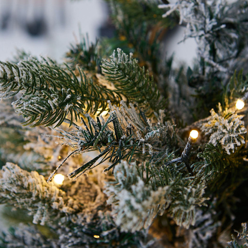 ULD-T5460-030/SNA/3AA WARM WHITE IP20 XMAS TREE SNOW Дерево светодиодное Ёлочка снежная, на батарейках 3АА (не в/к), 54х60см. 30 светодиодов. Теплый белый свет. TM Uniel