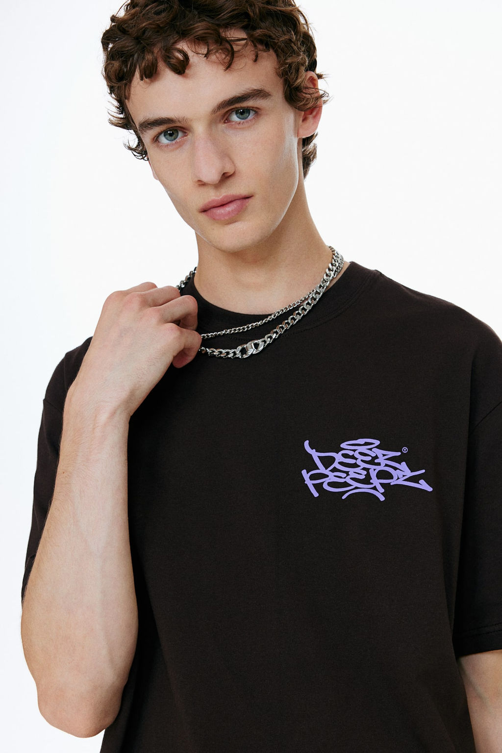 Camiseta con motivo estampado Loose Fit - H&m фото 2