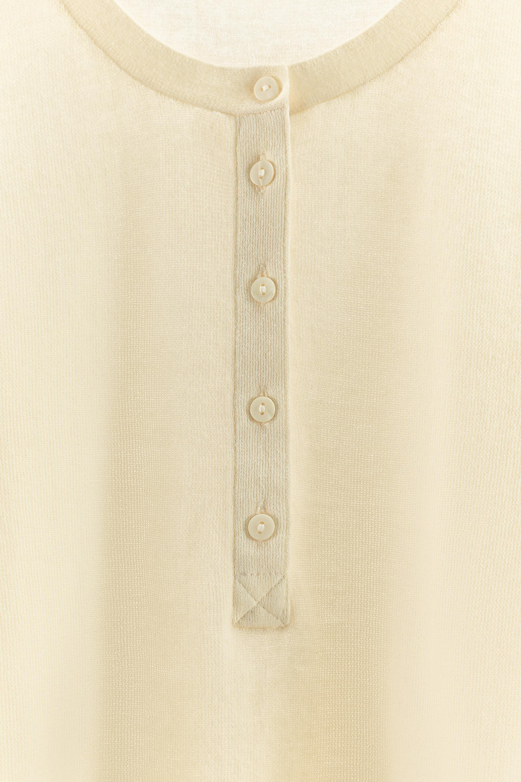 BUTTON-UP COTTON T-SHIRT - Zara фото 7