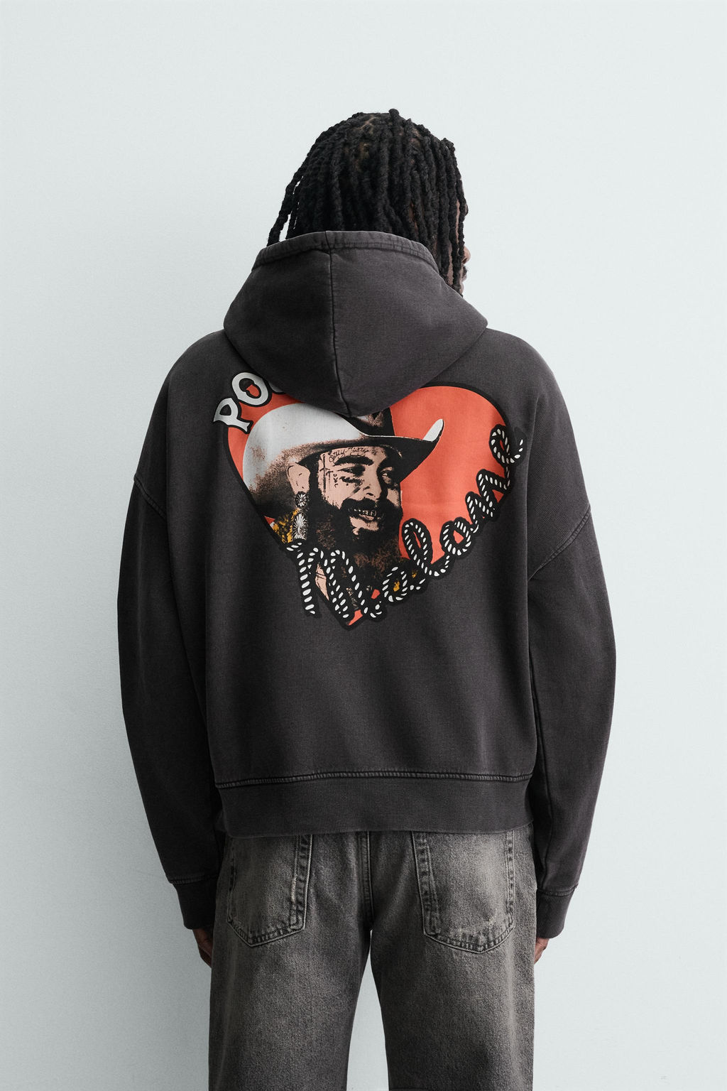 POST MALONE HOODIE - Zara фото 11