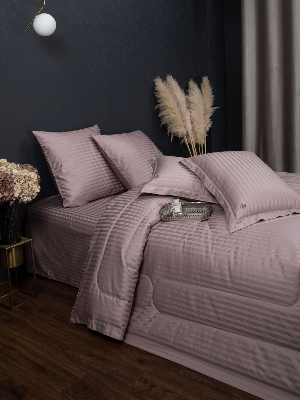 Stripe Royal (пыльная роза) Egypt Cotton комплект - Kazanov.a. фото 3