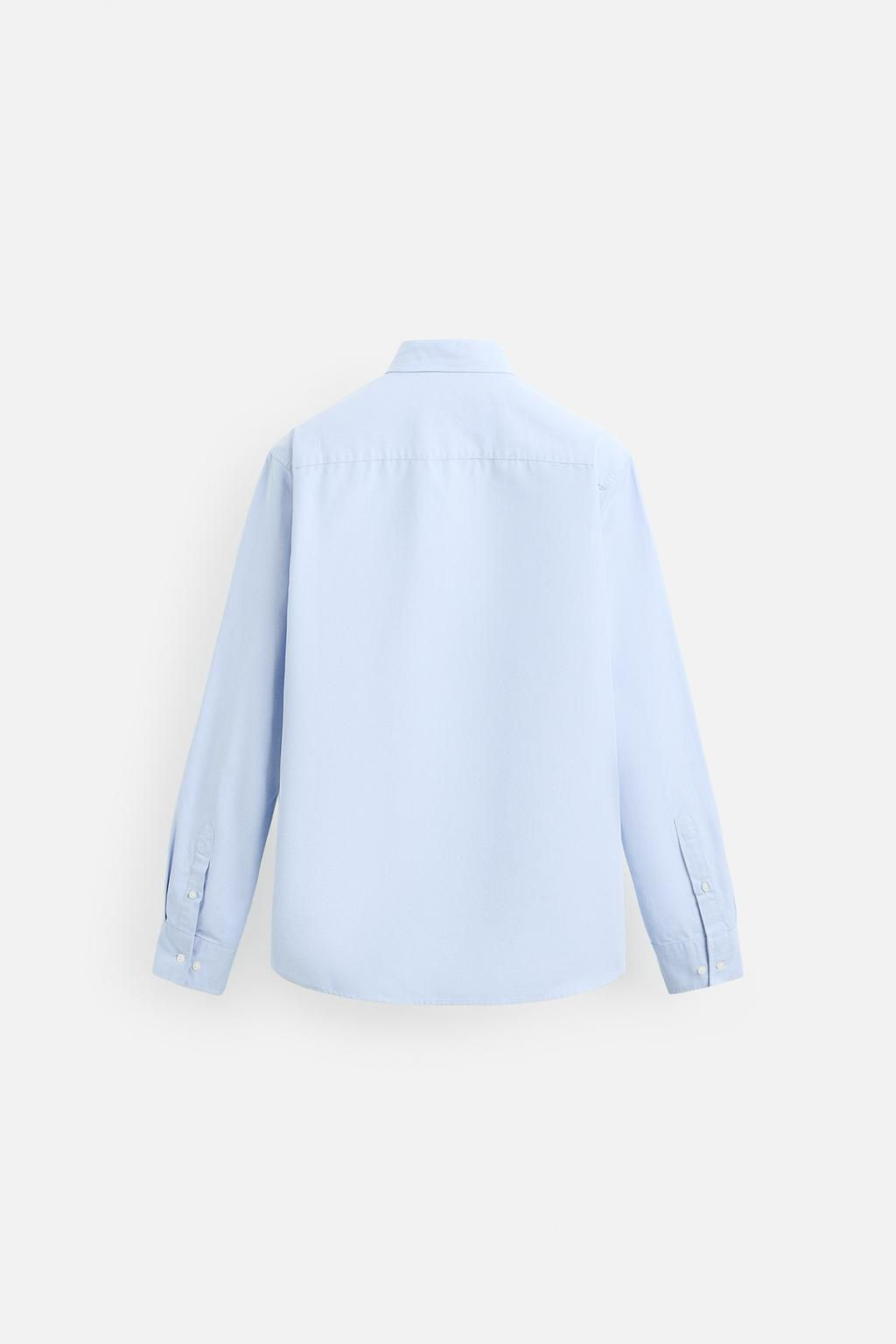 TEXTURED OXFORD SHIRT - Zara фото 16
