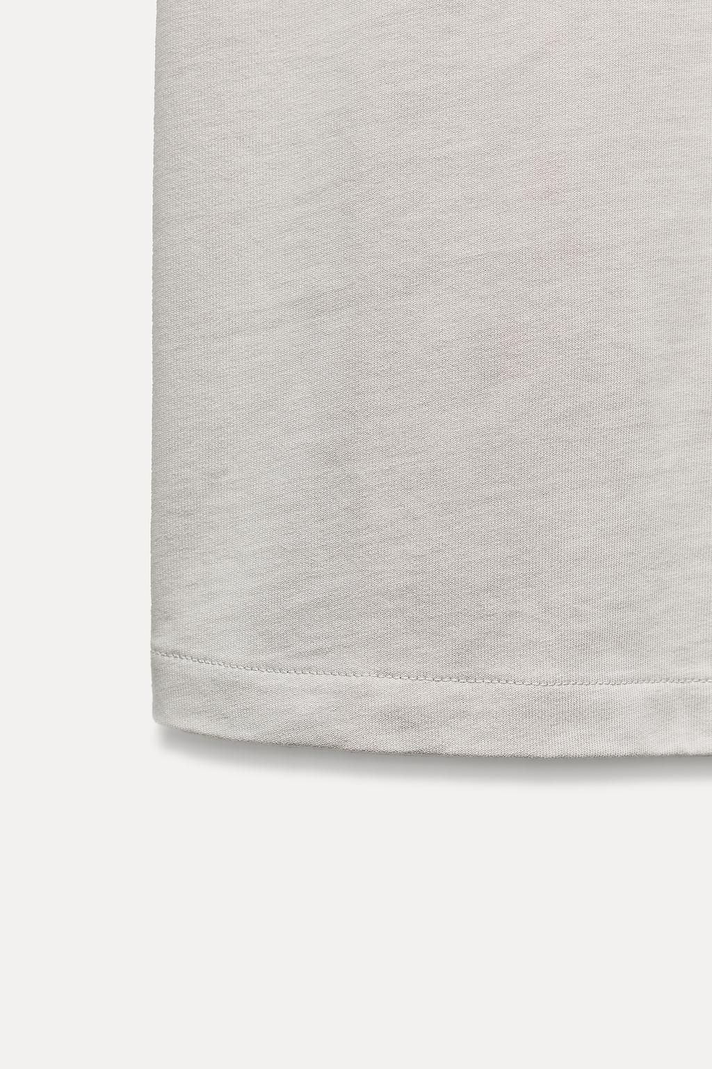 HEAVY COTTON T-SHIRT - Zara фото 10