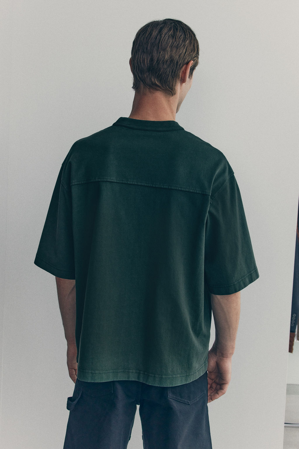 Camiseta boxy de algod?n - H&m фото 10