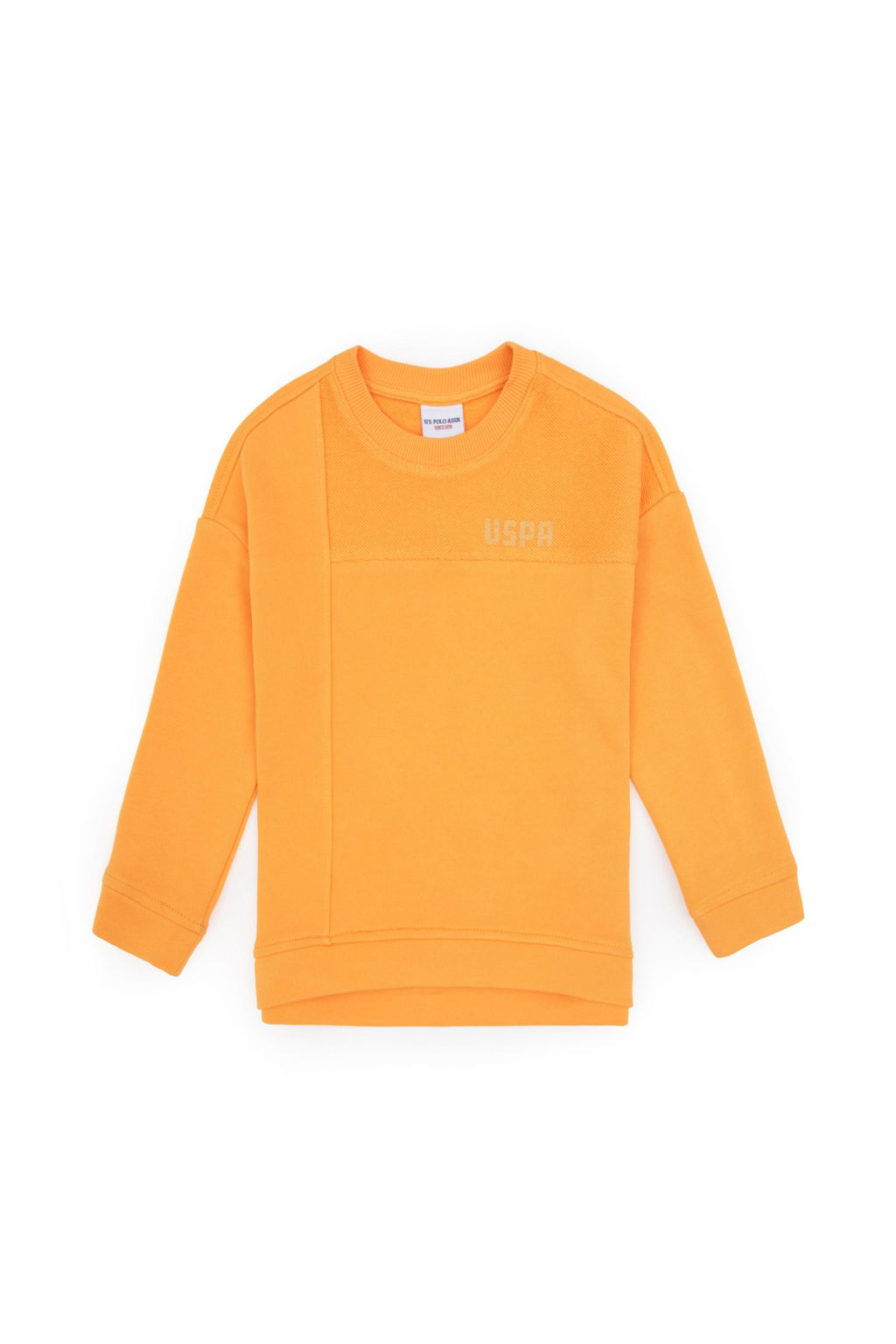 K_z _ocuk Turuncu Bisiklet Yaka Sweatshirt - U.s. polo assn фото 2