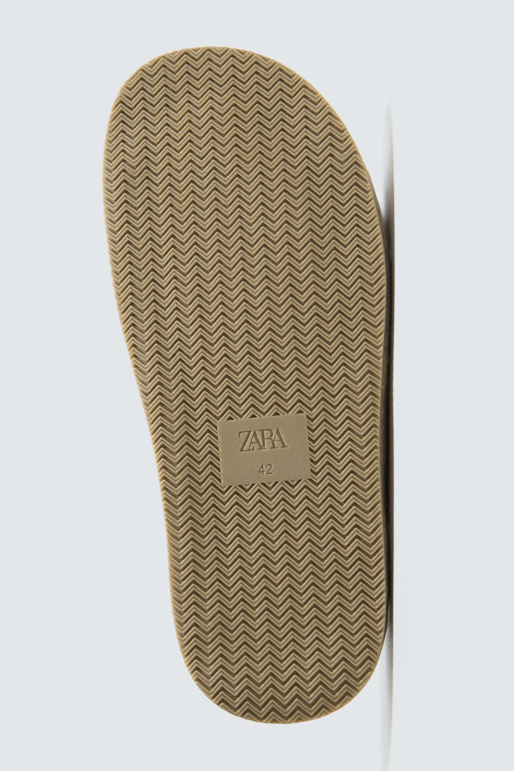 SANDALIA PIEL DOBLE TIRA / Gris Topo - Zara фото 4