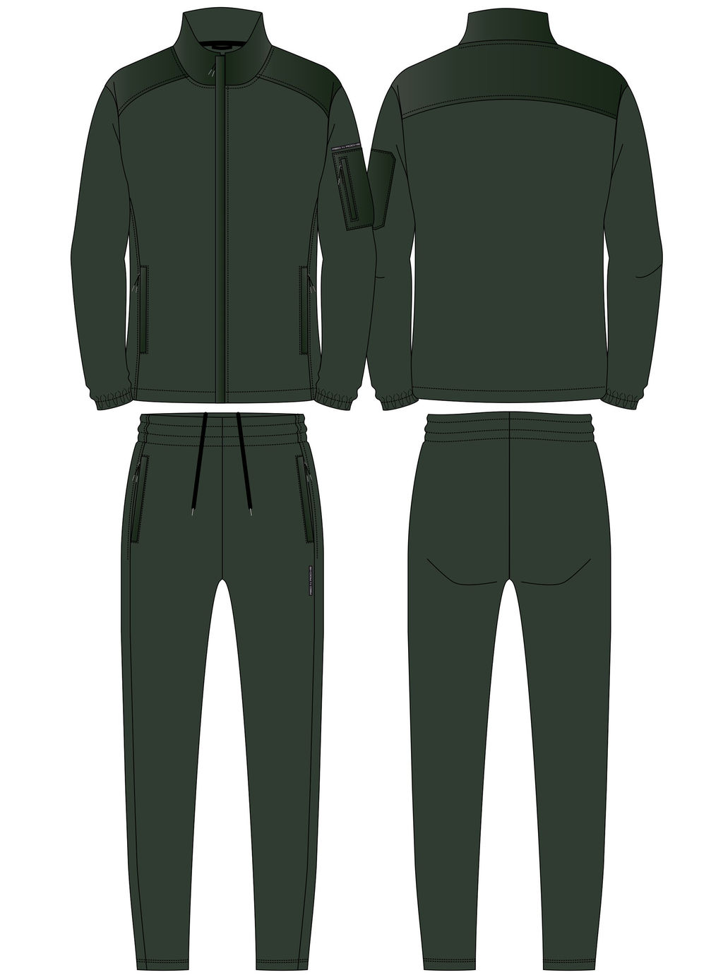 Спортивный костюм мужской 111M-RR-1816 RED-N-ROCKS - Red-n-rock's фото 2