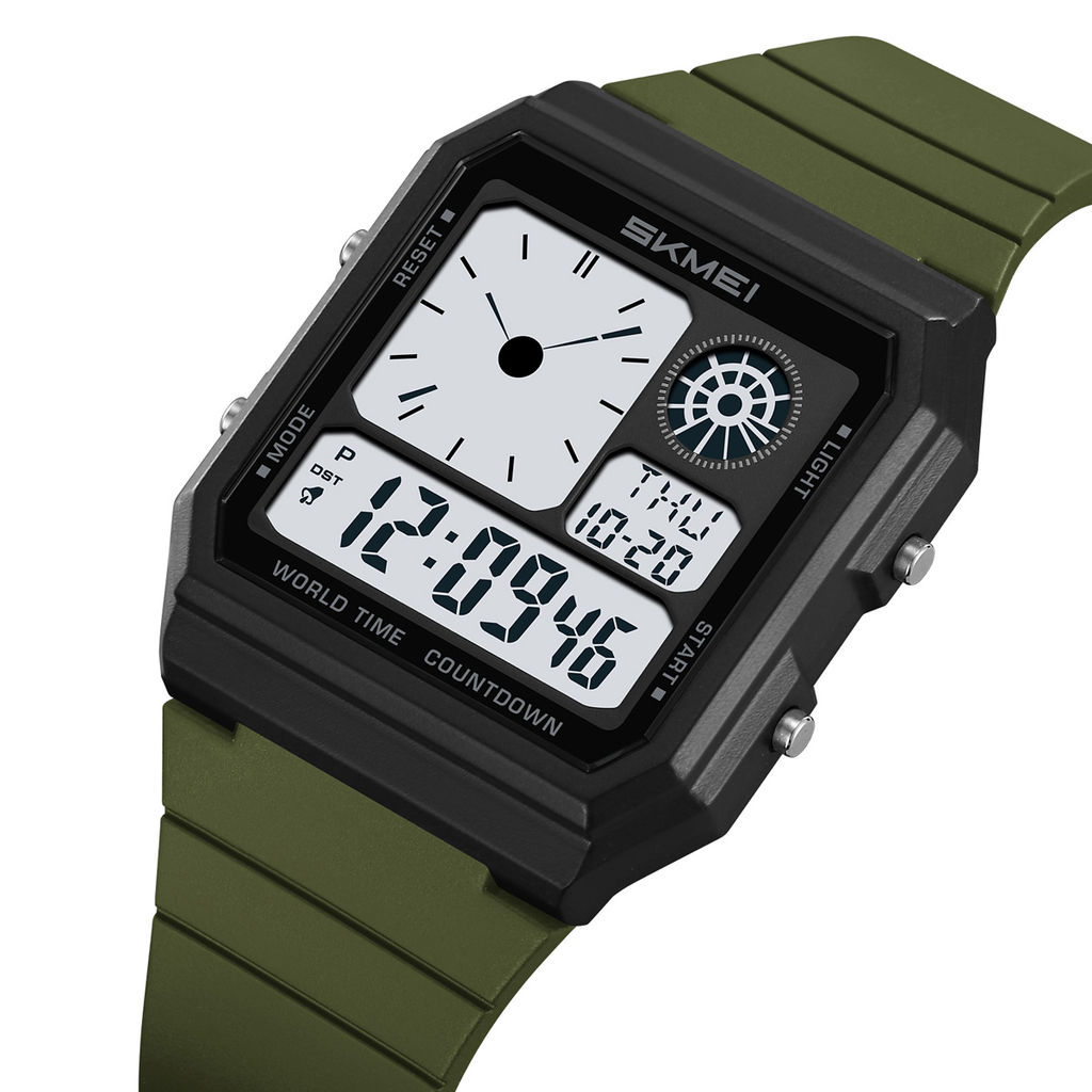 Часы наручные Skmei мужские электронные спортивные 2347green