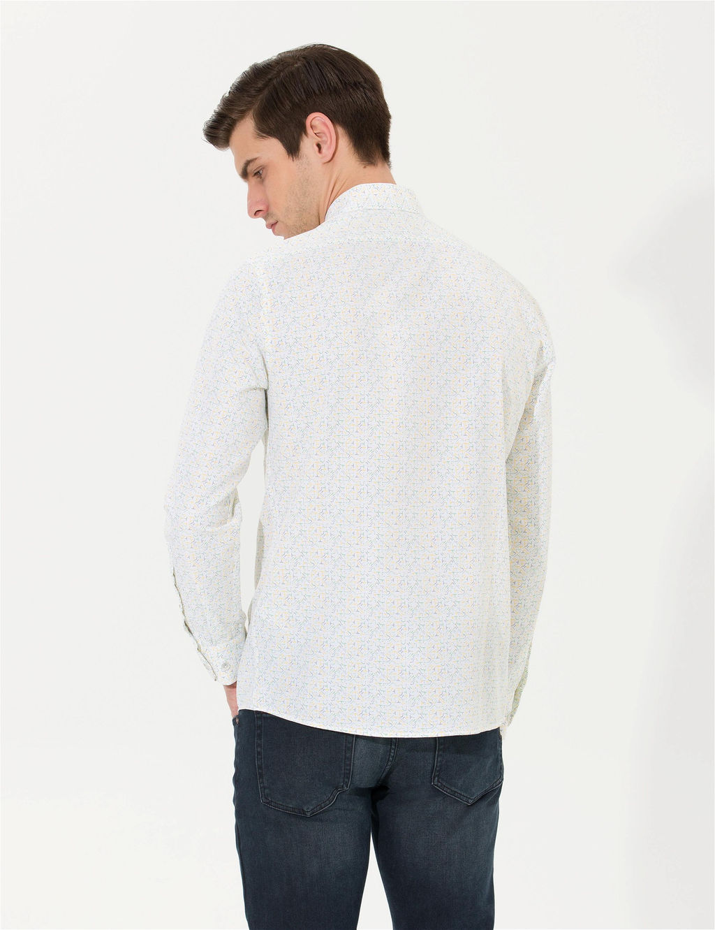 A__k Sar_ Slim Fit Uzun Kollu G_mlek - Pierre cardin фото 5