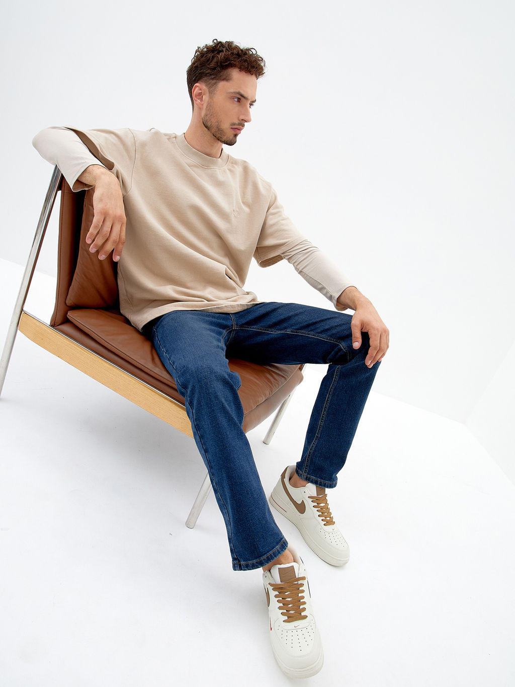 Мужские Джинсы Прямые - Mossmore фото 42