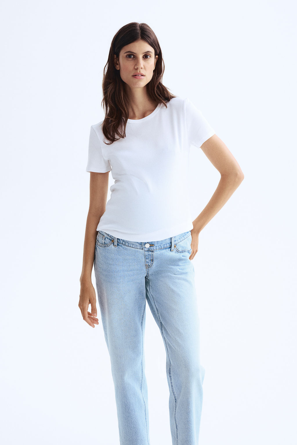 MAMA Straight Ankle Jeans - H&m фото 16