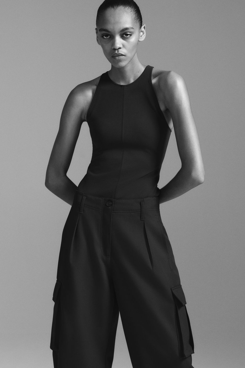 Pantal?n cargo con perneras barrel - H&m фото 3