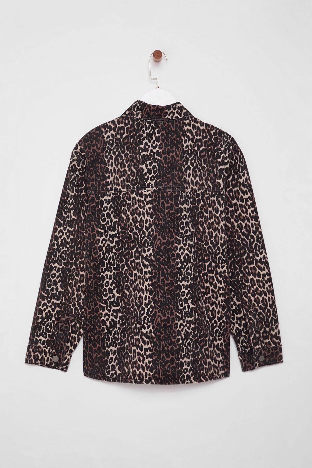 TRENDYOLMILLA Cok Renkli Animal Leopar Desen Dokuma Blazer Ceket TWOAW25BC00042  фото 7