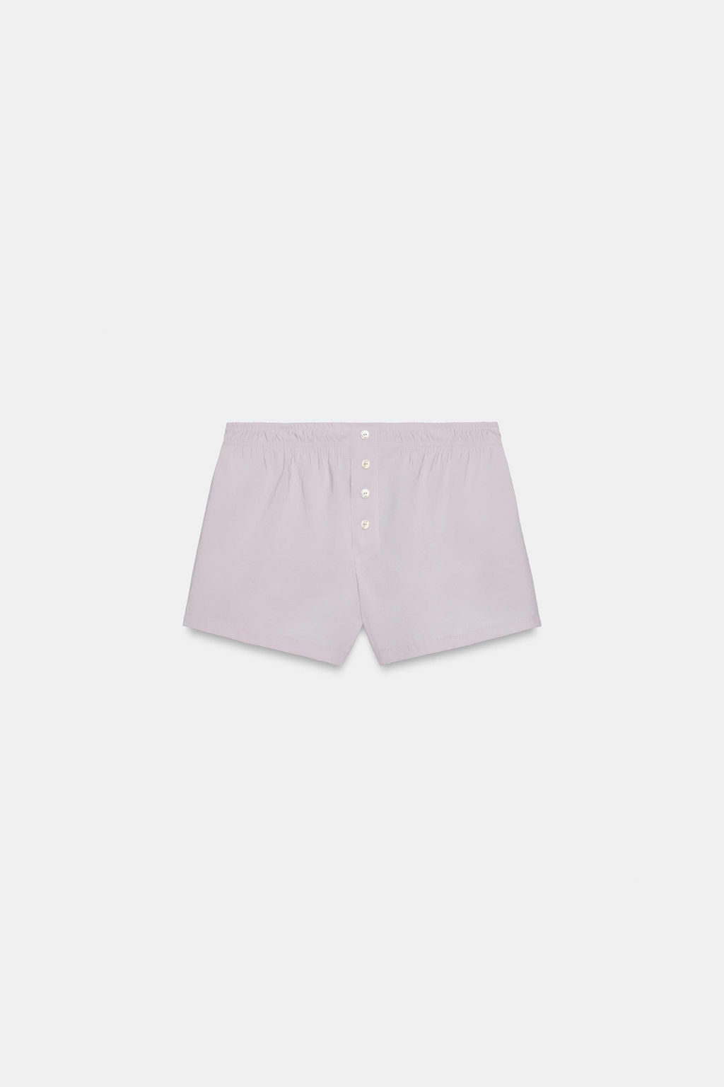 SHORTS FLUIDOS BOTONES / Malva claro - Zara фото 6