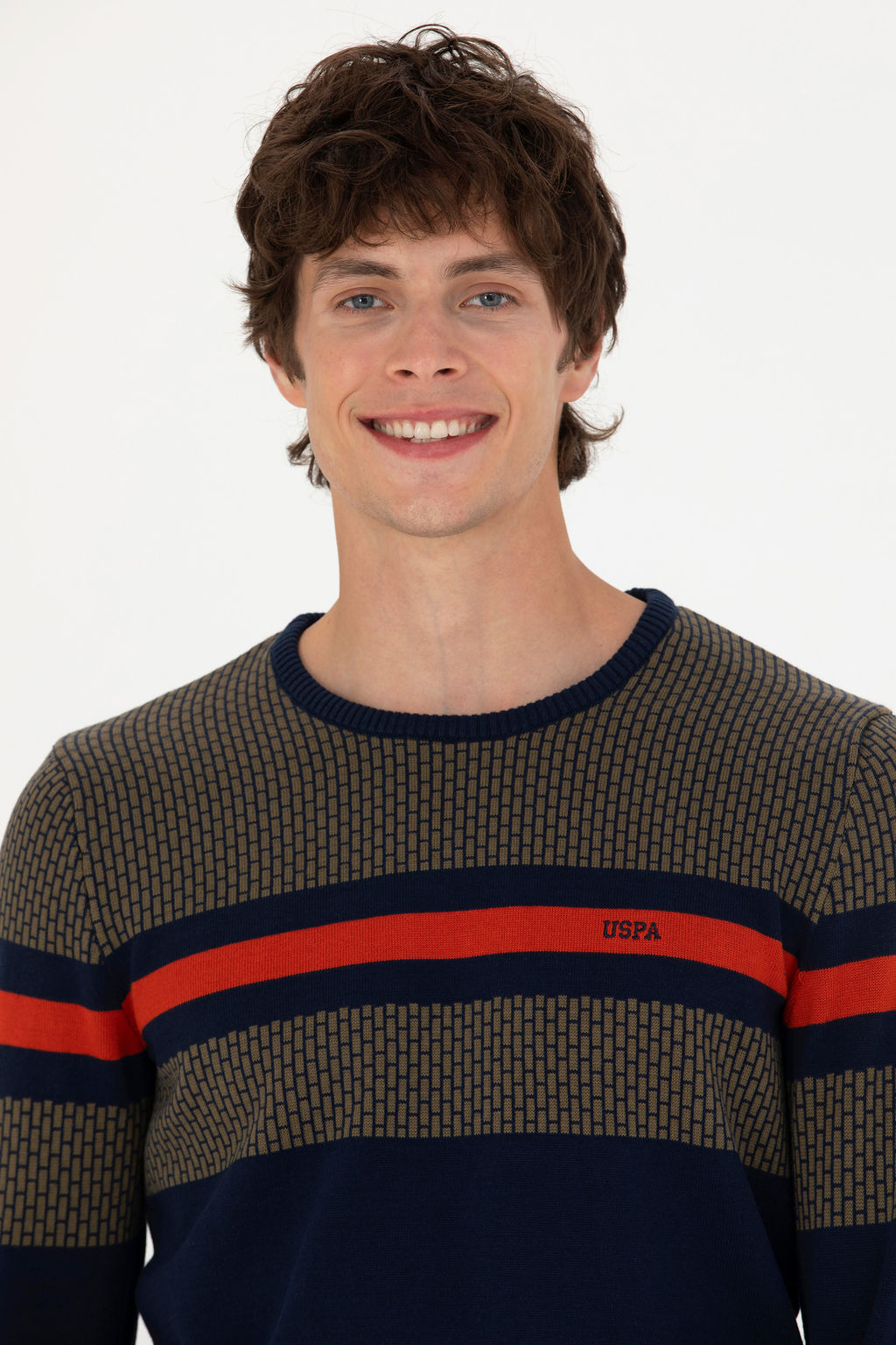 U. S. Polo Assn / Мужской темно-синий свитер - U.s. polo assn фото 16