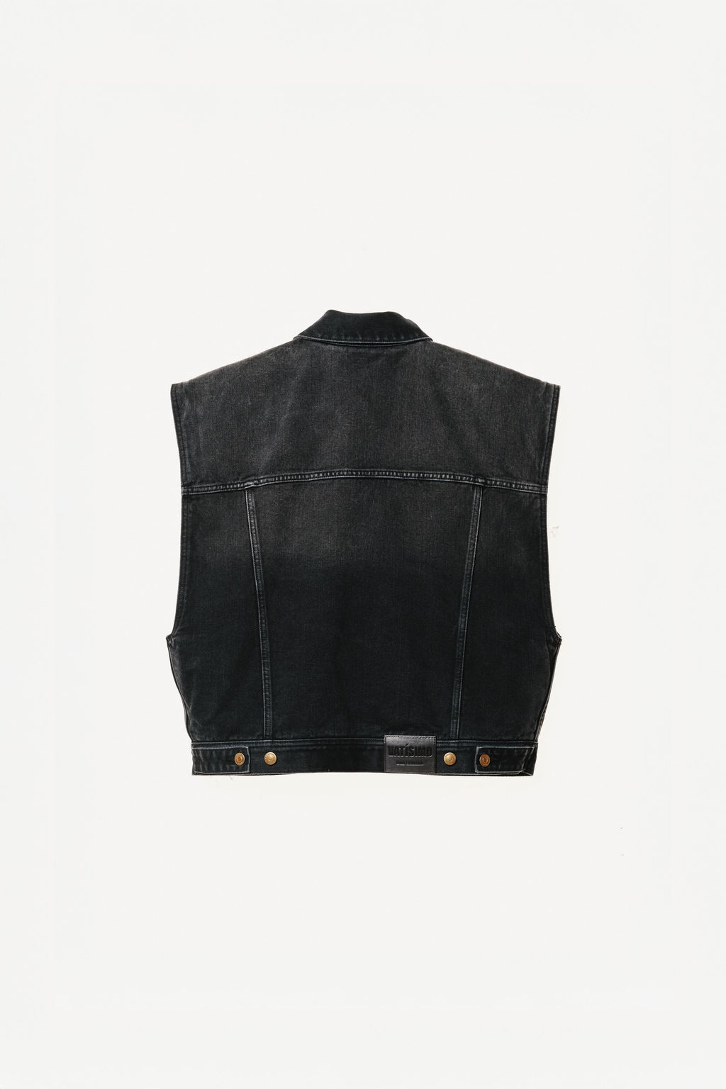 CHALECO DENIM BOXY FIT WILLY CHAVARRIA X ZARA / Negro  фото 2