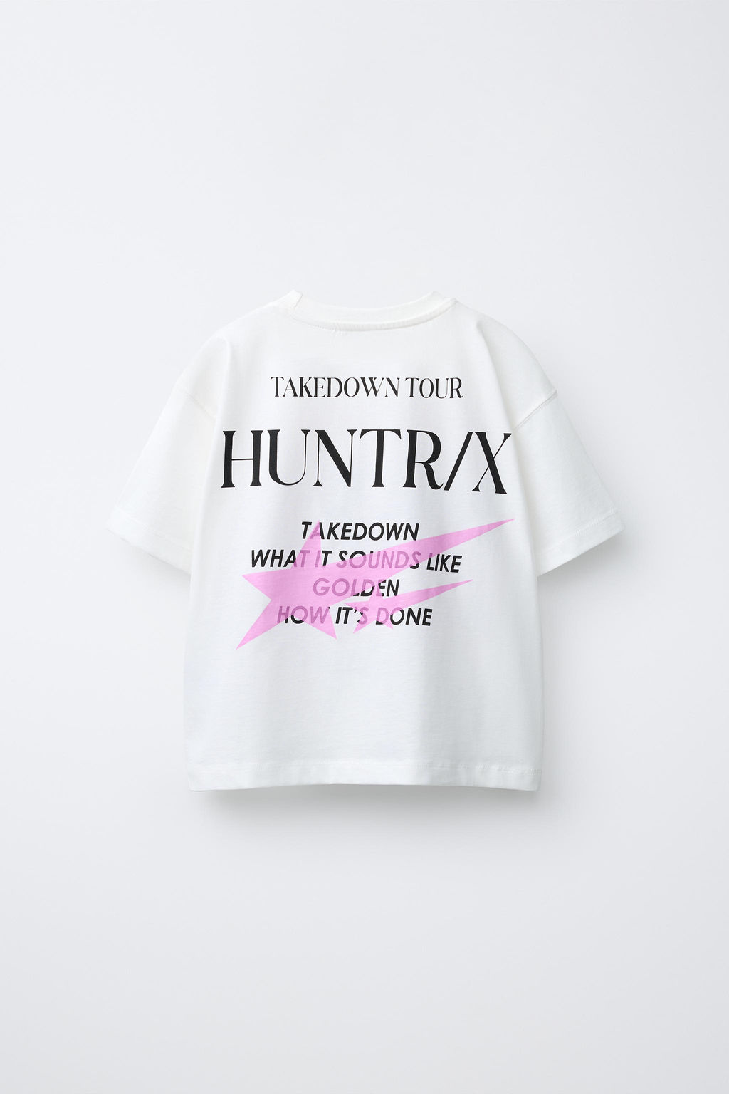 CAMISETA ESTAMPADO KPOP DEMON HUNTERS NETFLIX  / Blanco