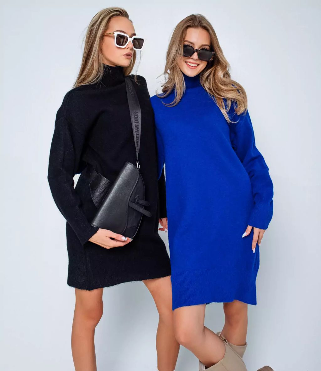 Свитер #КТF8097, чёрный