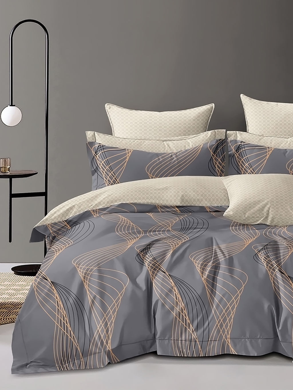 Постельное белье сатин элит на молнии - Тартан 1.5 сп. (нав.70х70)