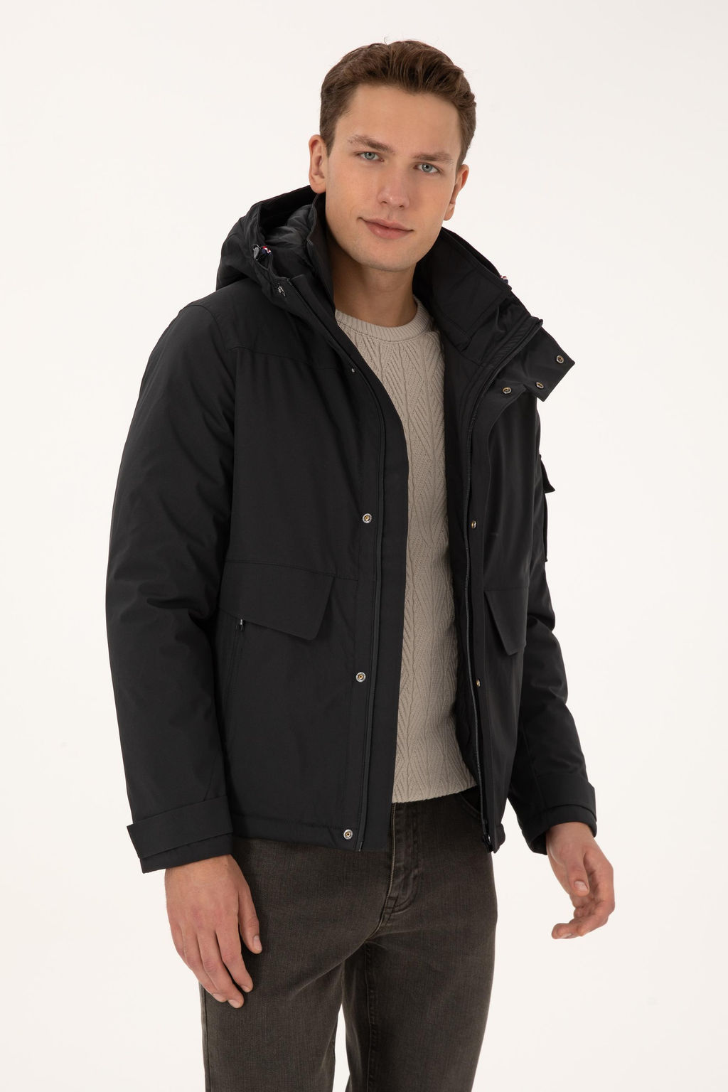 Erkek Siyah Mont - U.s. polo assn фото 3