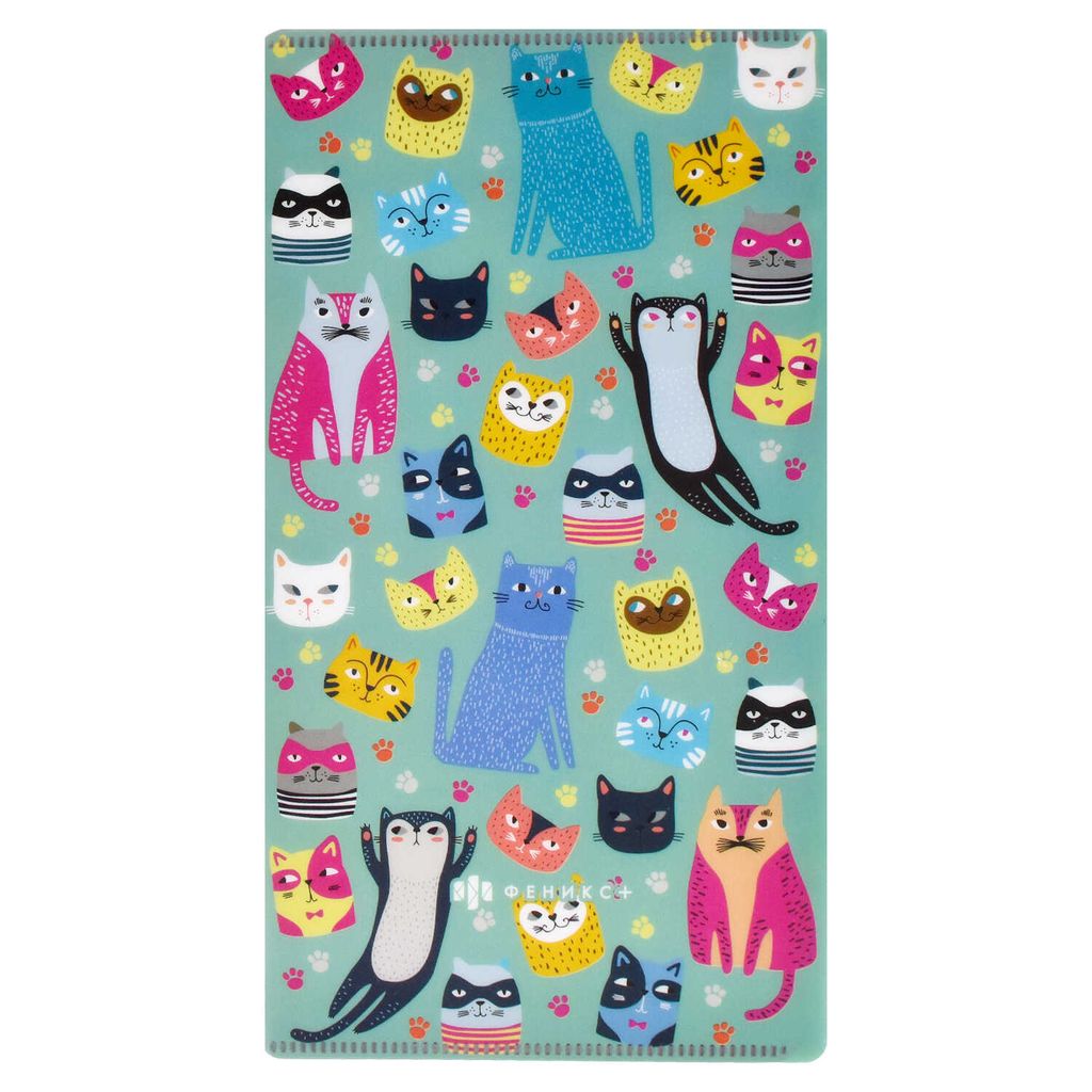 Цена за 2 шт. Папка для документов пластиковая арт. 53260/ 12 КОШКИ - Escalada фото 4