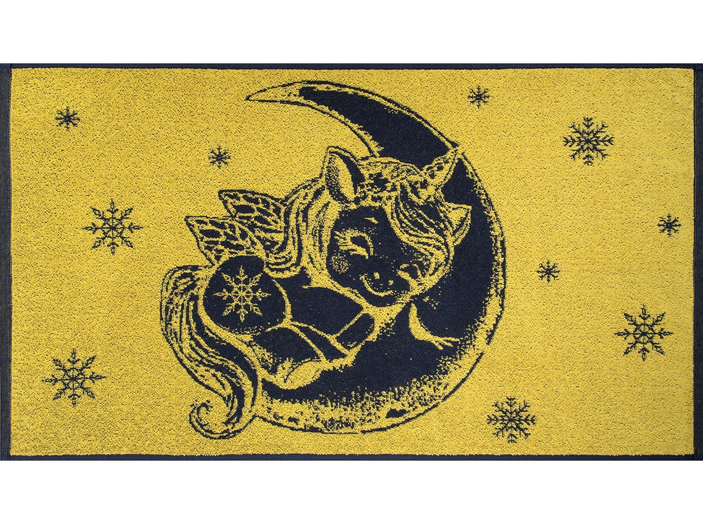 Полотенце махровое 6с103.412ж1 На луне(т.желтый) 50х90см