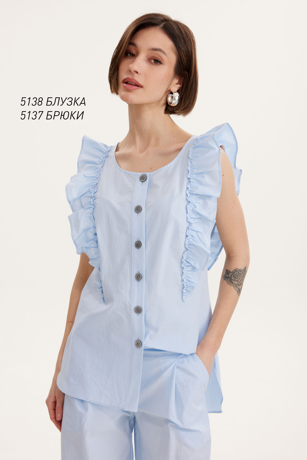 Блузка 5138 - Niv niv fashion фото 6