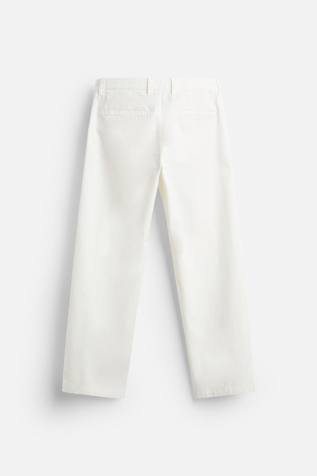 STRAIGHT-LEG CHINOS - Zara фото 7