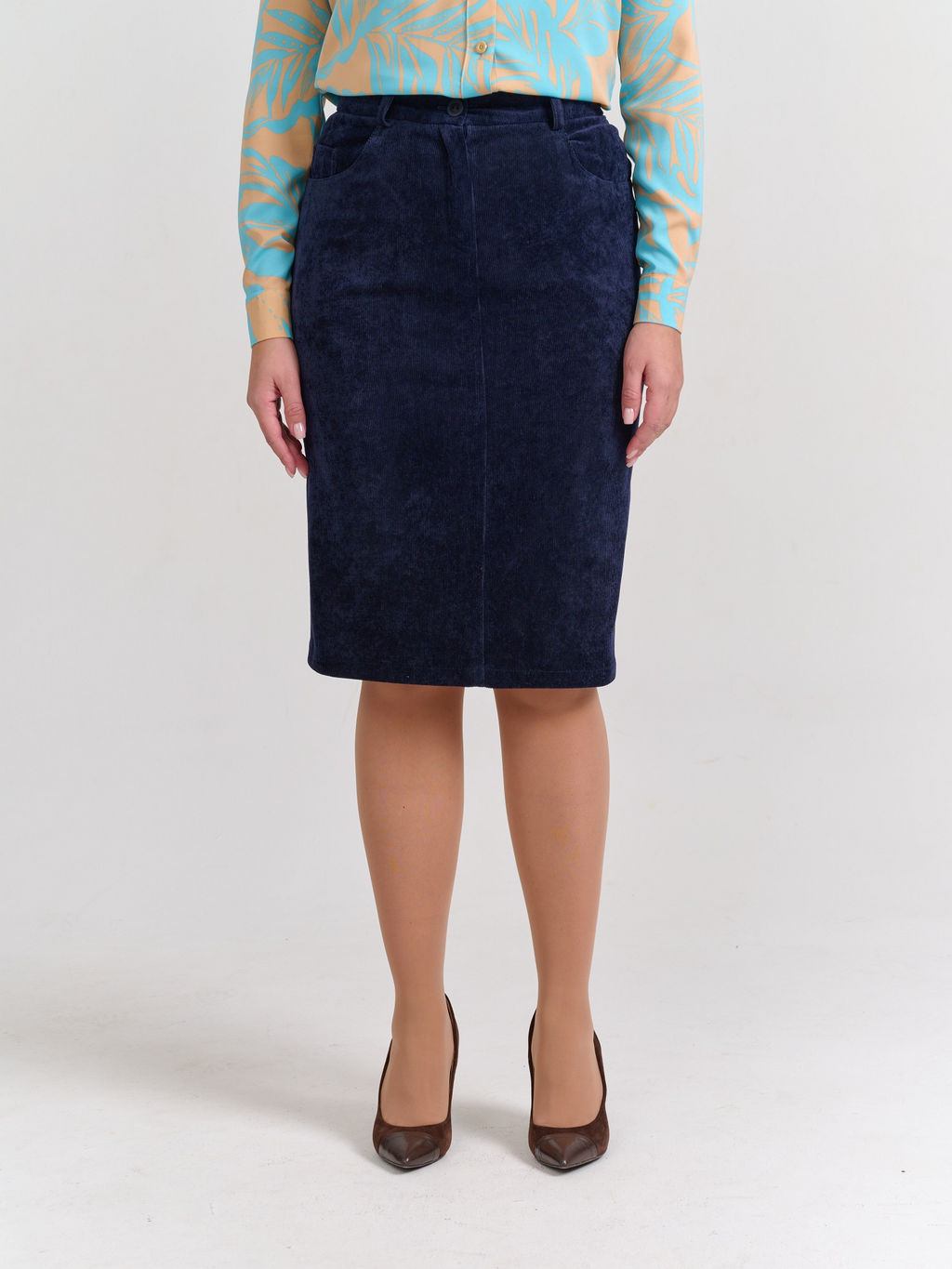 вельветовая юбка