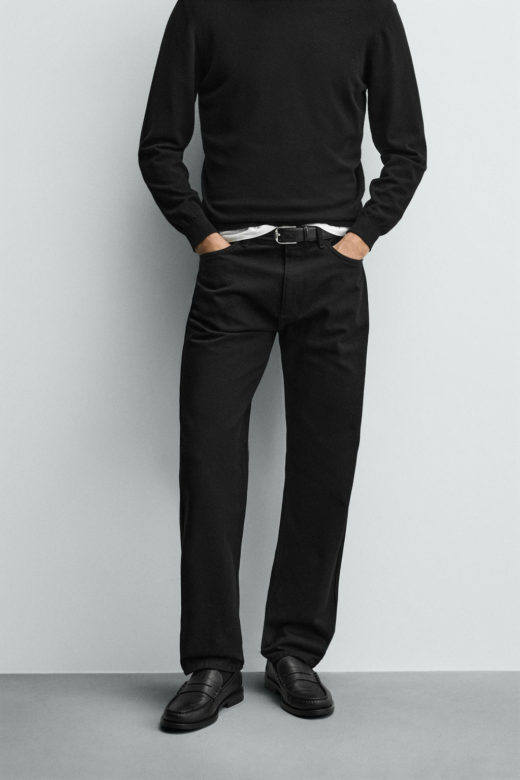 REGULAR FIT COTTON TROUSERS